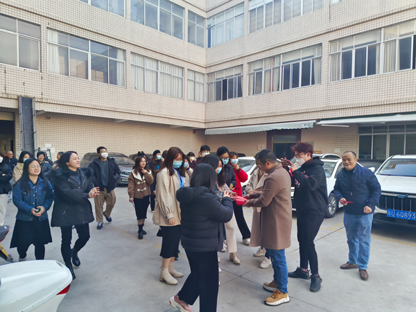 The New Year started construction RED PACKET