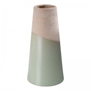 Vintage Carved Ceramic Bud Vase Centerpiece