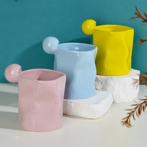 Irregular Creative Ceramic Coffee and Milk Mug