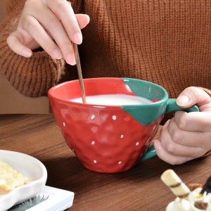 Glazed Ceramic Coffee and Tea Drinking Cup
