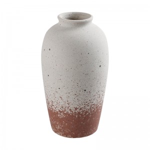 Rustic Nordic Matte Ceramic Flower Vase