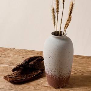 Rustic Nordic Matte Ceramic Flower Vase
