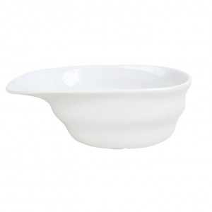 Modern Decorative High-Quality Ceramic Hat-Shaped Flowing Line Relief Flower Pot