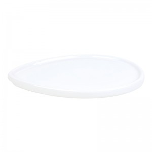 ODM Decorative Ceramic Glazed Waterdrop-Shaped Breakfast Plate