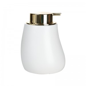 5-Piece Ceramic Soap Dispenser Full Set Bathroom Accessories