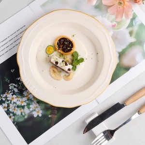 Handmade Glazed Stoneware Dinner Plate Set