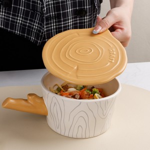 Handmade Glazed Stoneware Dinner Plate Set