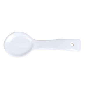 Hand-Made Glazed Personalized Ceramic Leaf-Shaped Ice Cream Bowl with Spoon