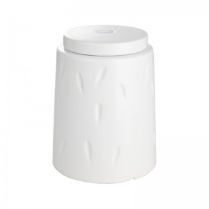 5-Piece Glazed Intaglio Ceramic Modern Bathroom Accessories