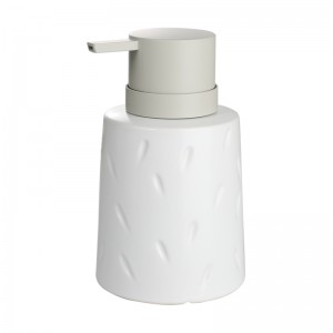 5-Piece Glazed Intaglio Ceramic Modern Bathroom Accessories