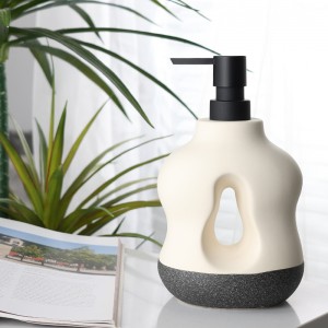 Home Hotel 5-Piece Kiln-Varnished Glazed Modern ODM Ceramic Bathroom Set