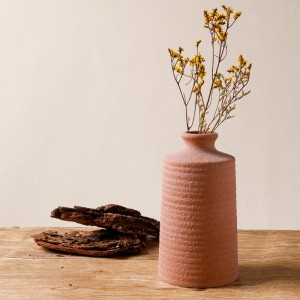 Artistic Matte Ceramic Table Vase for Home Decor