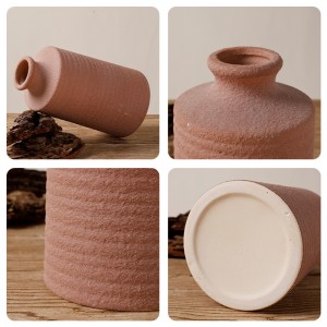 Artistic Matte Ceramic Table Vase for Home Decor