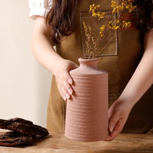 Artistic Matte Ceramic Table Vase for Home Decor