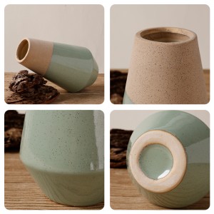 Modern Matte Ceramic Vase for Dried Flower Arrangements