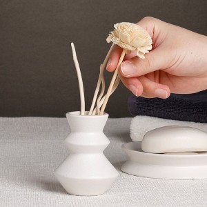 6-Piece Ceramic Bathroom Dispenser Bottle Set
