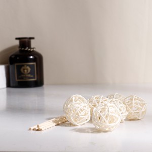 Fashion Decoration Christmas Accessories Handmade Reed Diffuser Rattan Ball