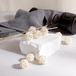 Fashion Decoration Christmas Accessories Handmade Reed Diffuser Rattan Ball