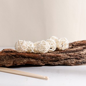 Fashion Decoration Christmas Accessories Handmade Reed Diffuser Rattan Ball