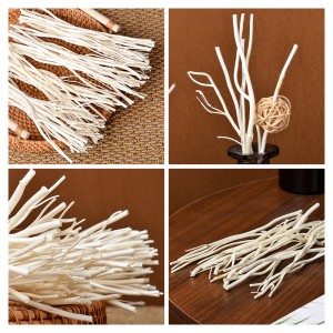 Home Decoration Aromatherapy Fragrance Oil Natural Color Reed Diffuser Rattan Wooden Willow Sticks