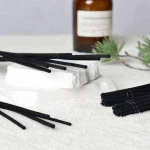 Customized Home Decoration Air Freshener Black Fragrance Rattan Reed Stick Aroma Diffuser and Reed Diffuser