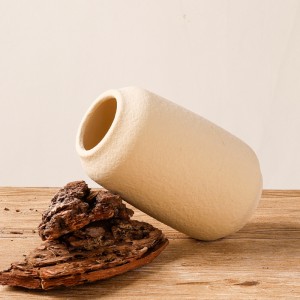Retro Matte Ceramic Flower Vase for Home Decor