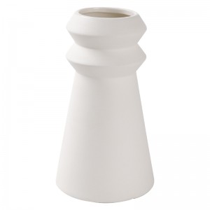 Custom Logo Stoneware Flower Vase for Home Decor