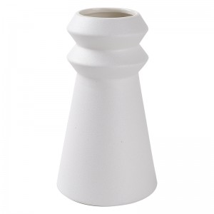 Custom Logo Stoneware Flower Vase for Home Decor
