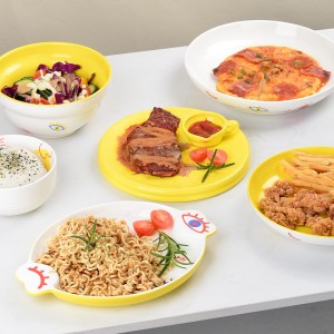 Decoration Stoneware Ceramic Dinnerware Tableware Bowl and Plate Set for Valentine’s Day
