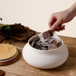 Stoneware Tea, Sugar and Coffee Storage Canisters