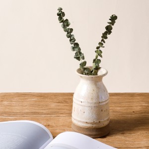 Two-Tone Ceramic Vase for Home Decor