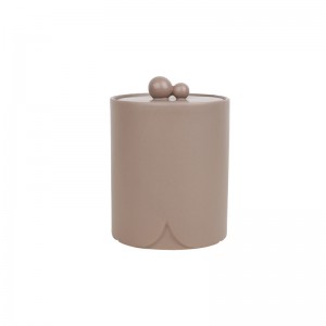 Decorative Ceramic Hotel Bathroom Toilet Accessory Elegant Ceramic V-Shaped Waste Bin Trash Can