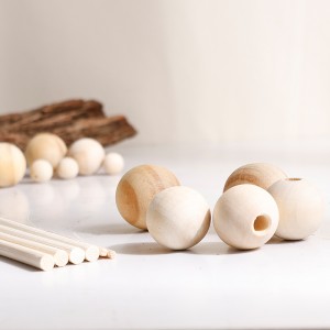 Wood Bead Reed Diffuser with Rattan Sticks