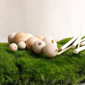 Wood Bead Reed Diffuser with Rattan Sticks