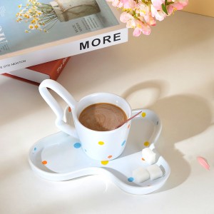 Party Plates Butterfly Design Stoneware Ceramic Dinnerware Tableware Set