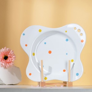 Party Plates Butterfly Design Stoneware Ceramic Dinnerware Tableware Set