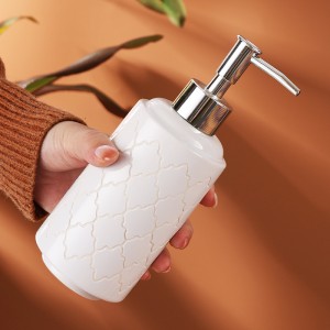 Modern White 3pcs Ceramic Bathroom Accessories Set