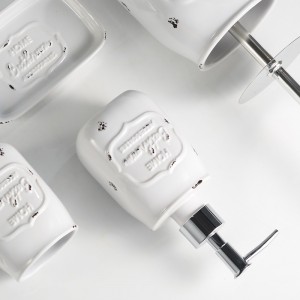 Hot Selling Bosilun Modern 4pcs Ceramic Bathroom Accessories