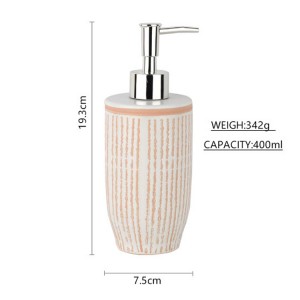 Modern Hand Painted Ceramic 4 Piece Bathroom Sets and Accessories