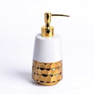 Factory Custom Stoneware Nordic Luxury Design Ceramic Bathroom Accessories Set