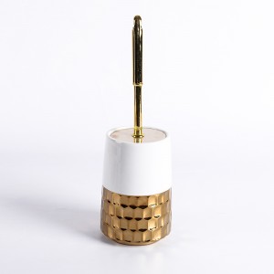 Factory Custom Stoneware Nordic Luxury Design Ceramic Bathroom Accessories Set