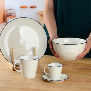 Modern Ceramic Mug Cup Plates Dish Kitchen Dinner Set