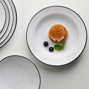 Factory Modern ODM Handmade Stoneware Dinnerware Kitchen Tableware for Hotel Restaurant