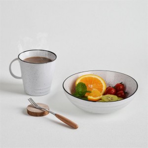 Factory Modern ODM Handmade Stoneware Dinnerware Kitchen Tableware for Hotel Restaurant