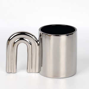 Arch Handle Design Nordic Personalized Creative Coffee Mugs Custom Logo Ceramic Cup