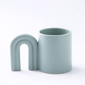 Arch Handle Design Nordic Personalized Creative Coffee Mugs Custom Logo Ceramic Cup