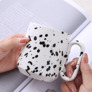 New Design Nordic Personalized Creative Dot Coffee Ceramic Mug