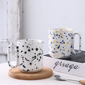 New Design Nordic Personalized Creative Dot Coffee Ceramic Mug