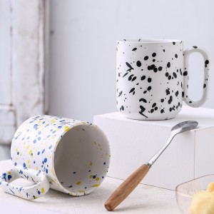New Design Nordic Personalized Creative Dot Coffee Ceramic Mug