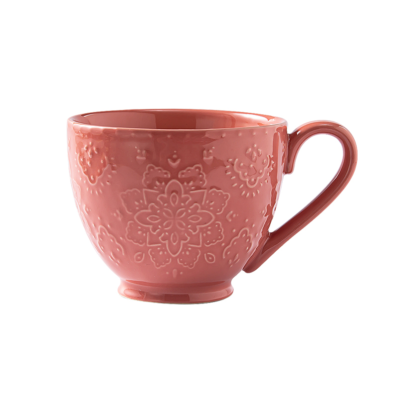 New Design Colors Creative Tea Coffee Glazed Ceramic Mug-1